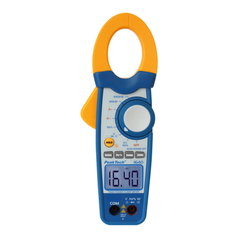 PeakTech 1640 User manual