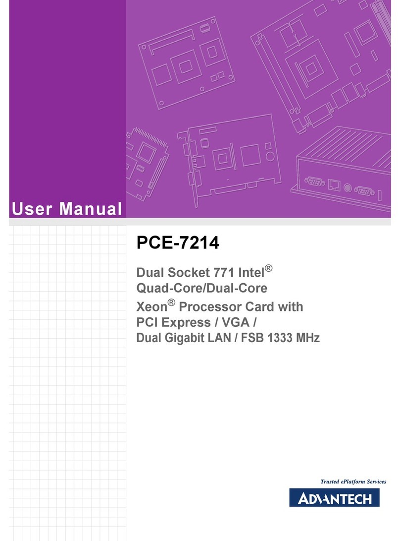 Advantech PCE-7214 User manual