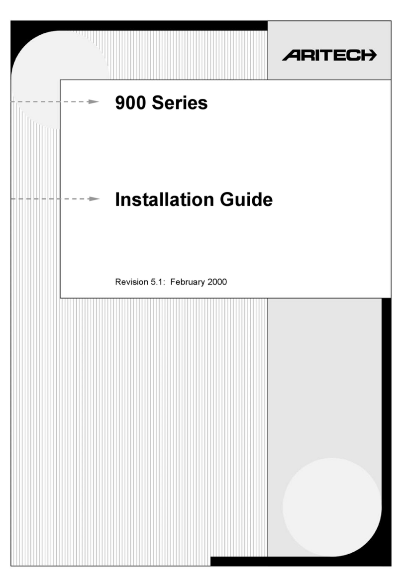 Aritech 900 Series User manual
