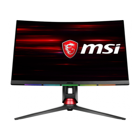 MSI Optix MPG27CQ User manual MSI Optix MPG27CQ User manual