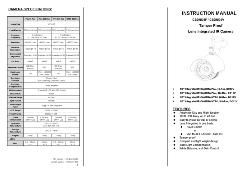 deView electronics CBDNI36F instruction manual