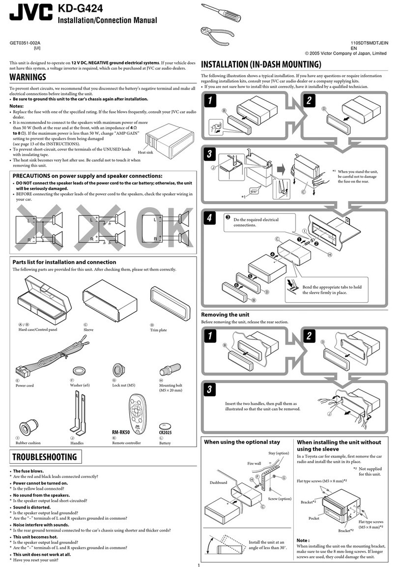 JVC KD-G4242 Guide