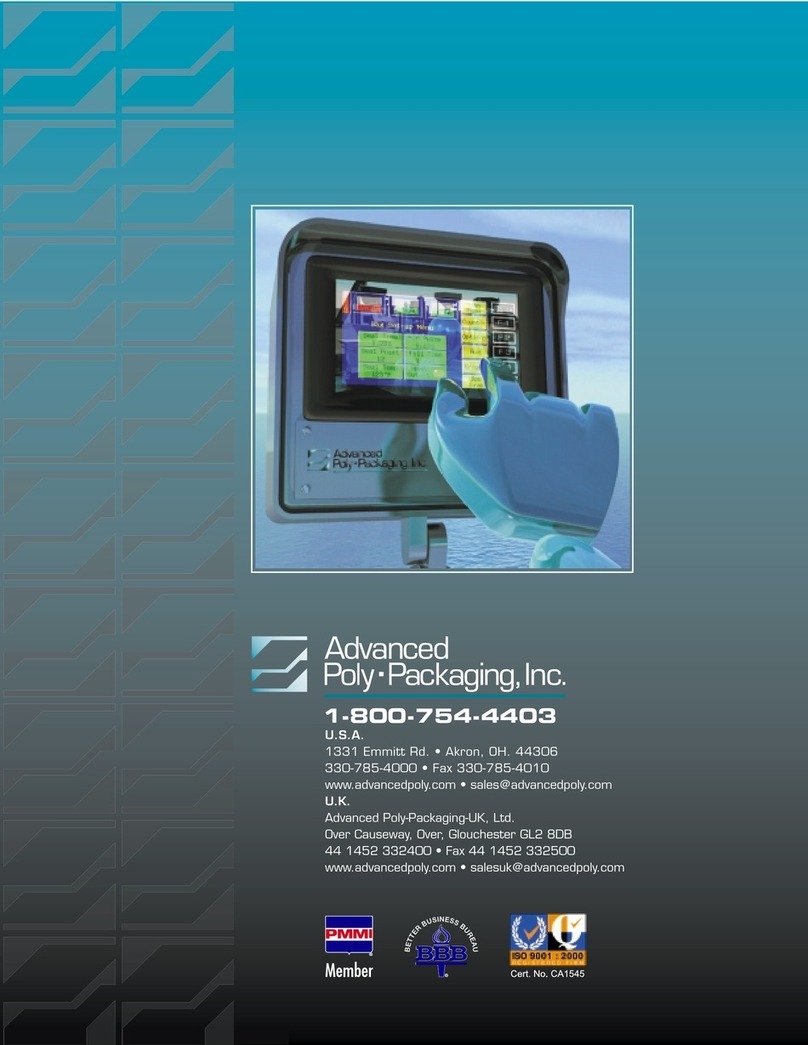 Advanced Poly-Packaging US-4000 Operation manual