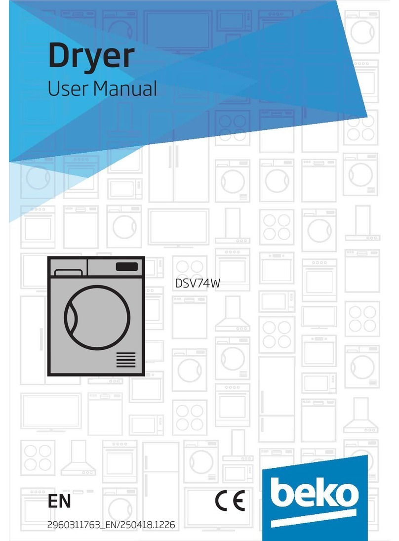Beko DSV74W user manual