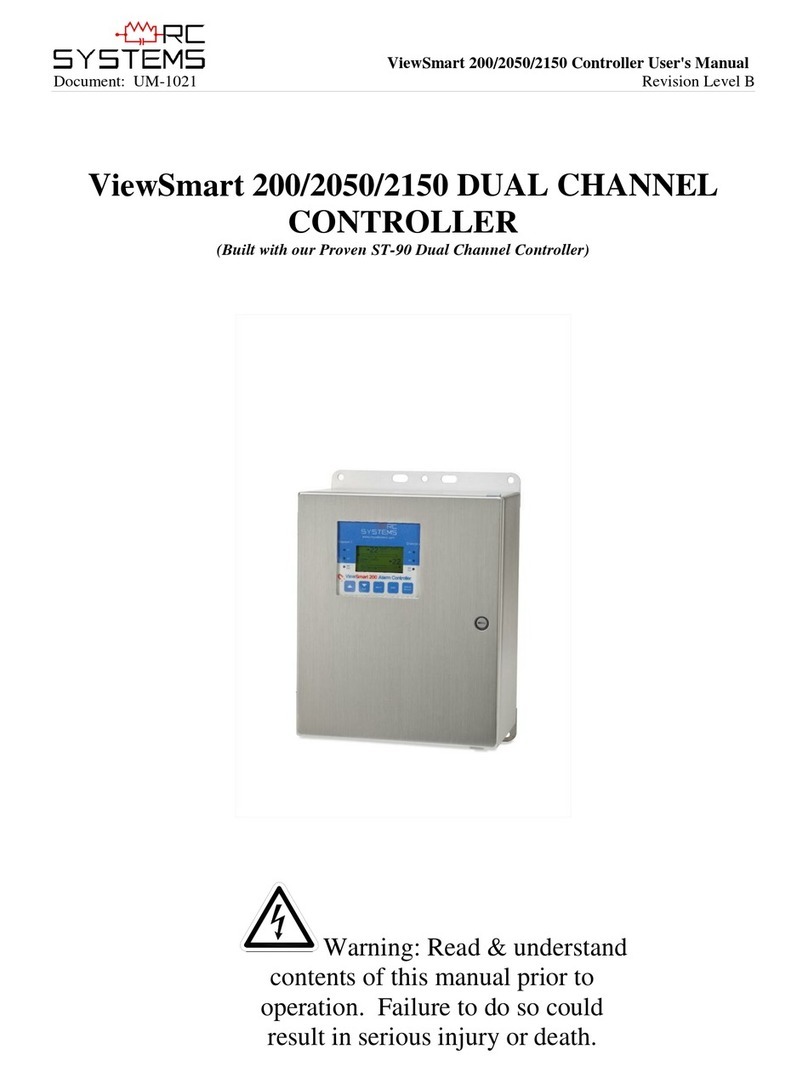 RC Systems ViewSmart 200 user manual