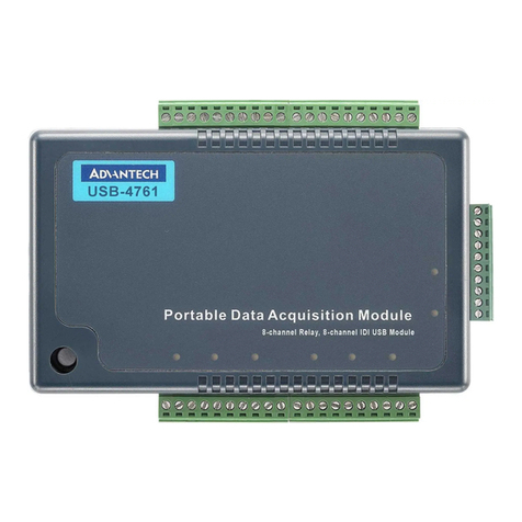Advantech Network Device USB-4761 Installation and operation manual