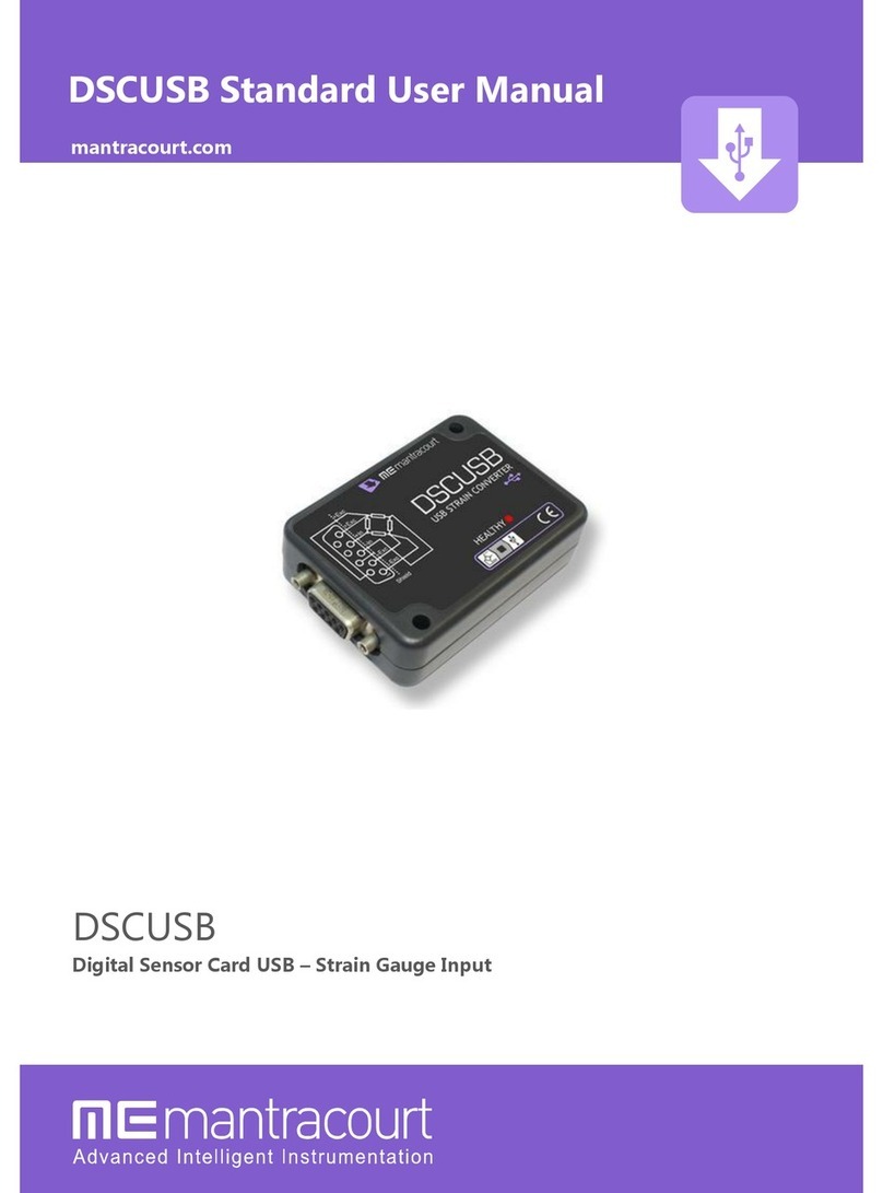 Mantracourt DSCUSB user manual