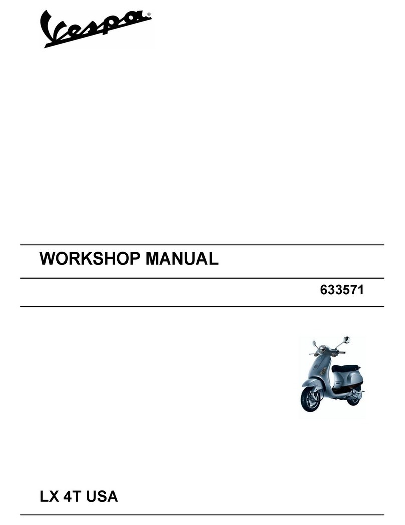 VESPA LX 4T Workshop manual