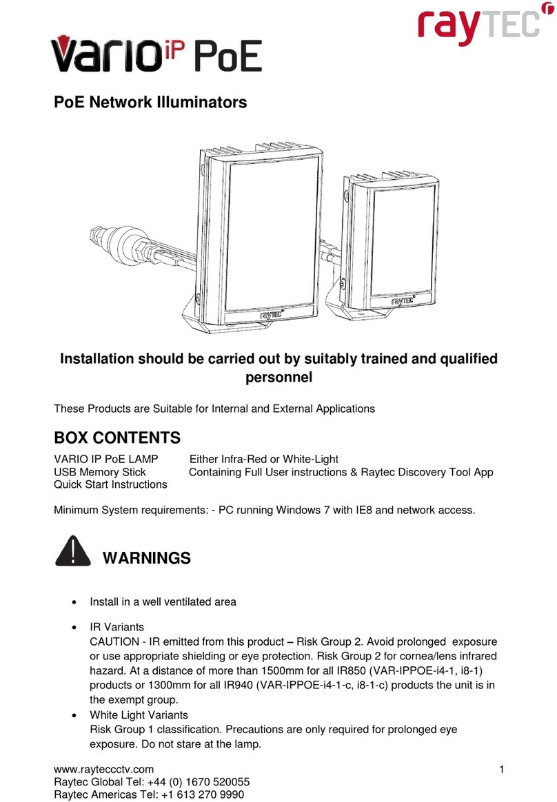 Raytec VARIOipPoE manual