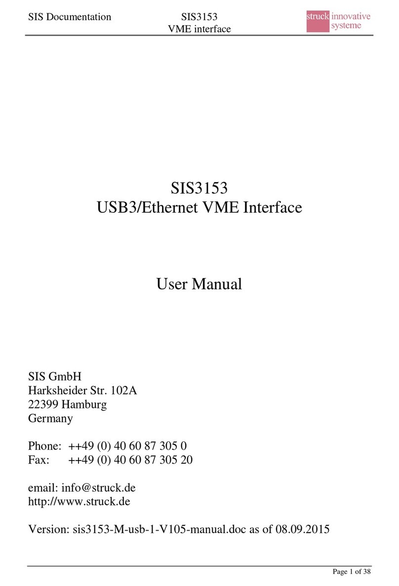 Struck SIS3153 user manual