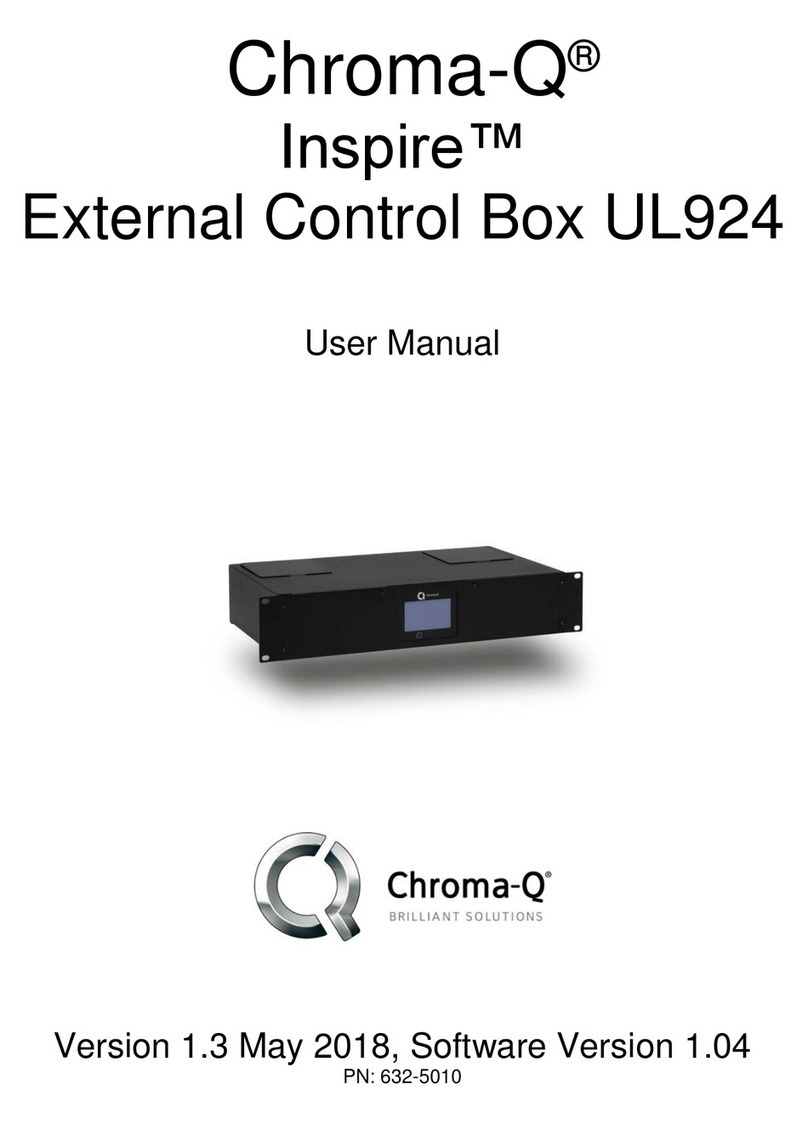 Chroma Inspire UL924 User manual