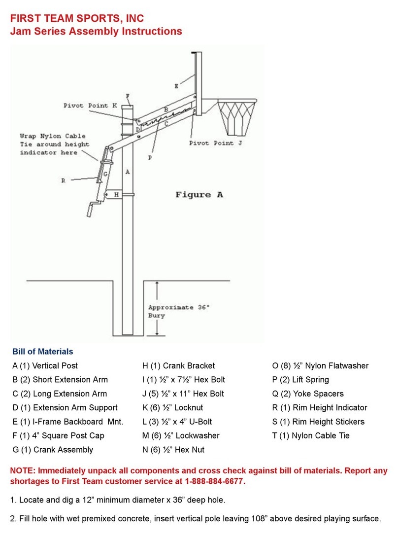 FIRST TEAM SPORTS Jam Series Assembly instructions