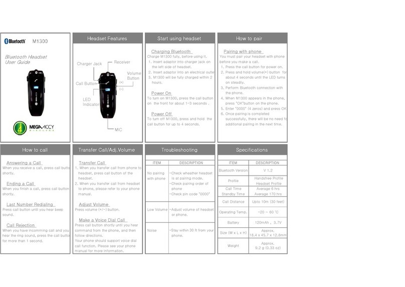 Mega Accy M1300 user guide
