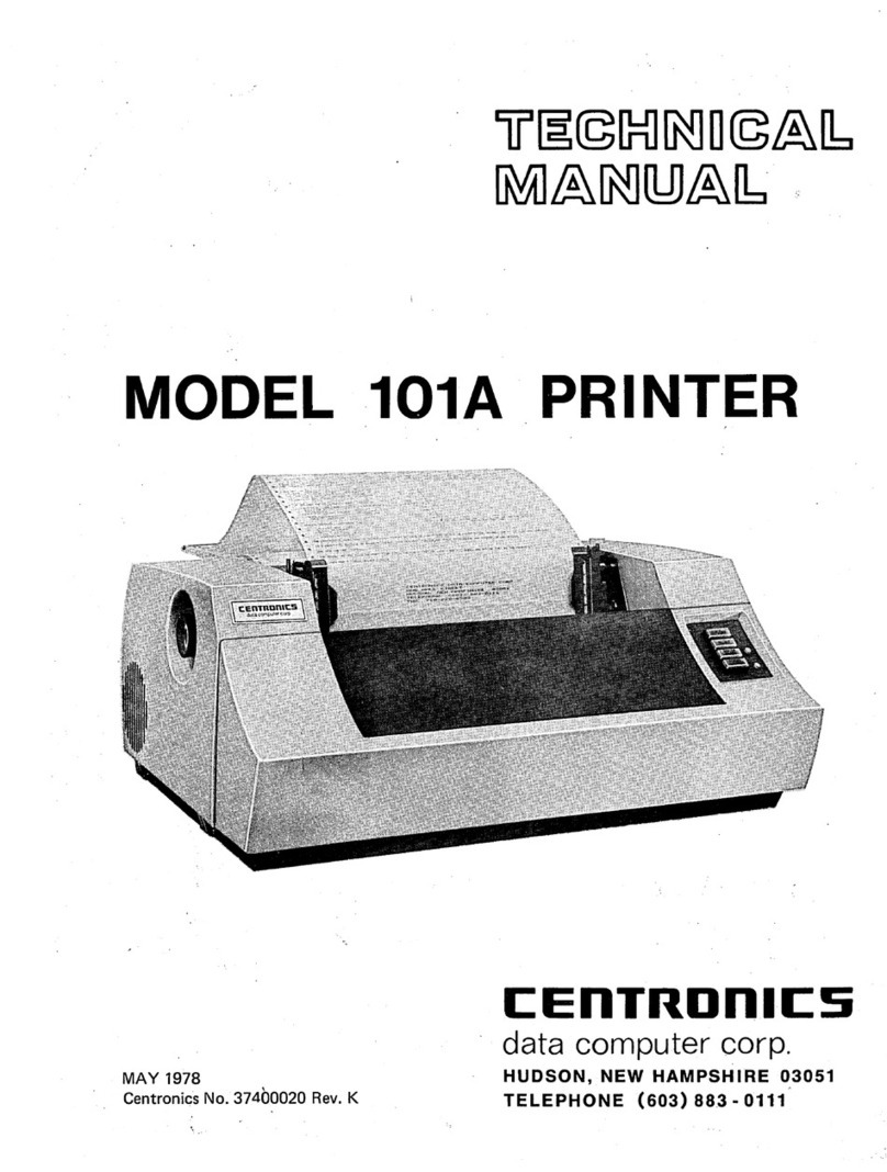 Centronics 101A Technical manual