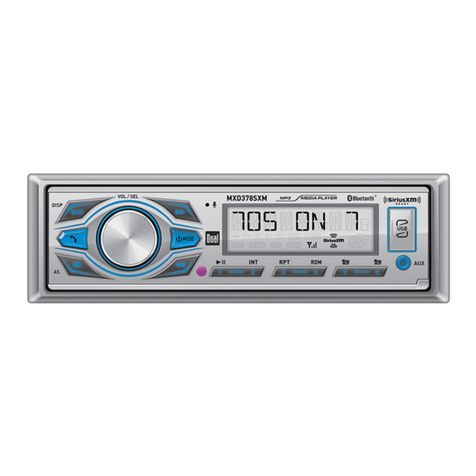 Dual MXD378SXM Operating instructions