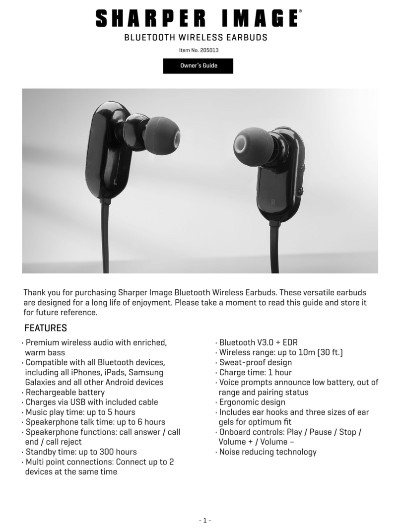Sharper Image 205013 owner's guide