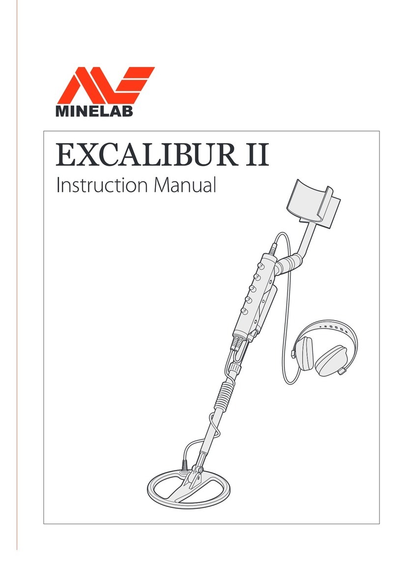 Minelab Excalibur II User manual Minelab Excalibur II User manual
