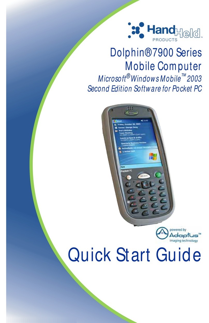 HandHeld Dolphin 7900 Series User manual