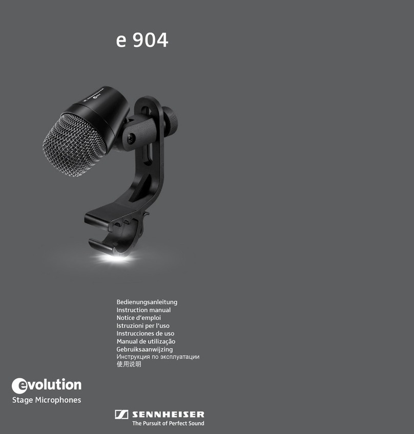 Sennheiser evolution e 904 User manual