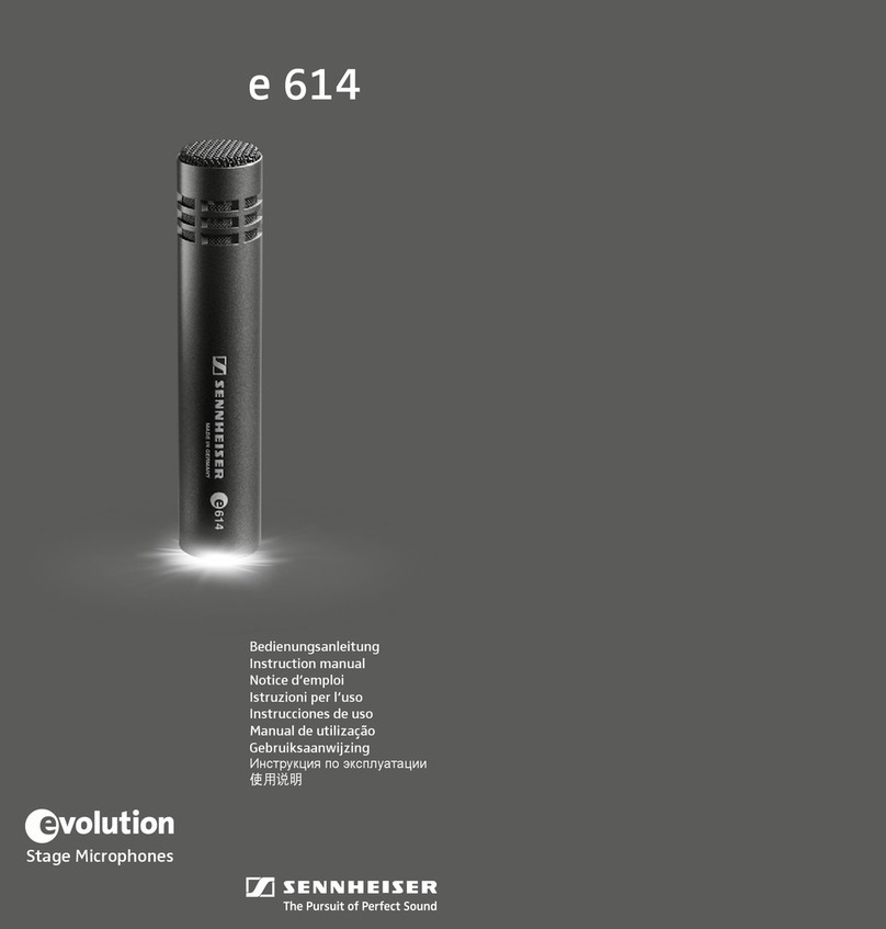Sennheiser e614 User manual