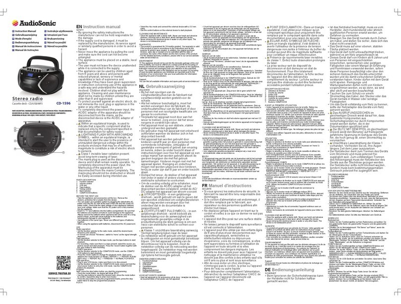 AudioSonic CD-1596 instruction manual