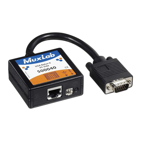MuxLab 500040 User manual