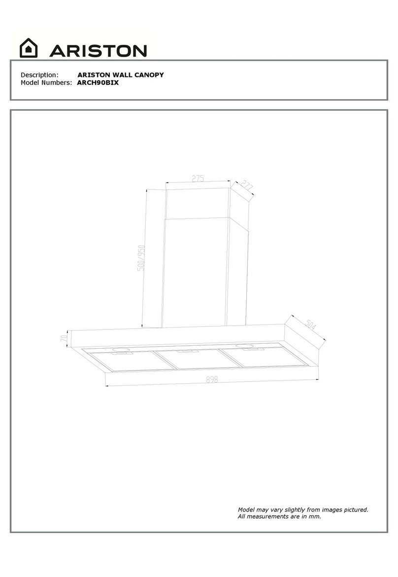 Ariston ARCH90BIX manual