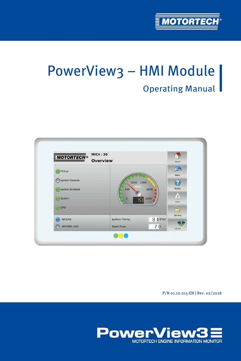 Motortech PoewerView3 operating manual