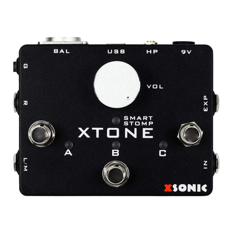 XSONIC XTONE user manual