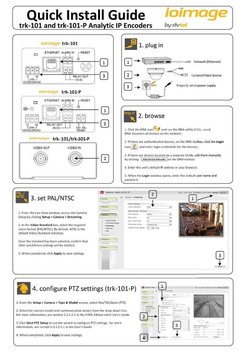 Ioimage trk-101 Quick install guide