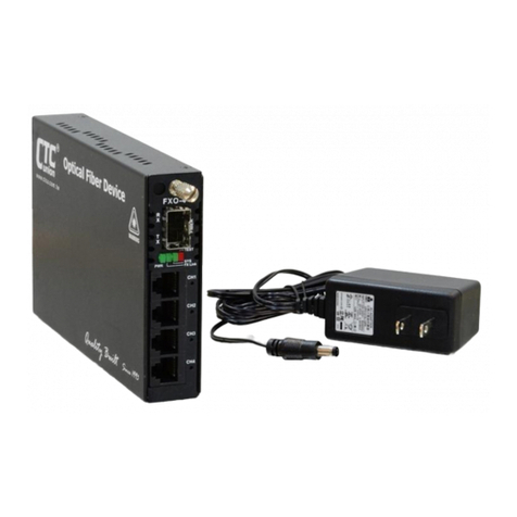 CTC Union FRM220-FXO-4 Quick installation guide