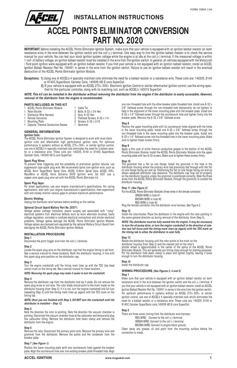 Accel 2020 installation instructions