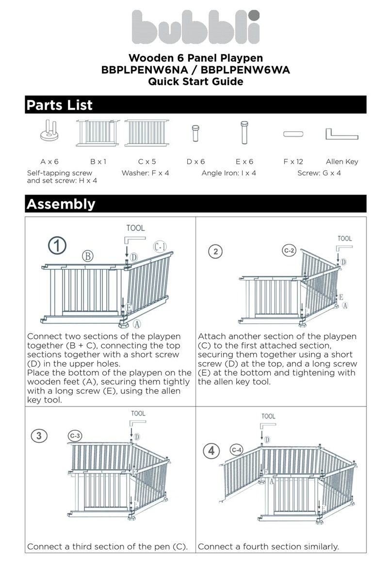 Bubbli BBPLPENW6NA quick start guide Bubbli BBPLPENW6NA quick start guide