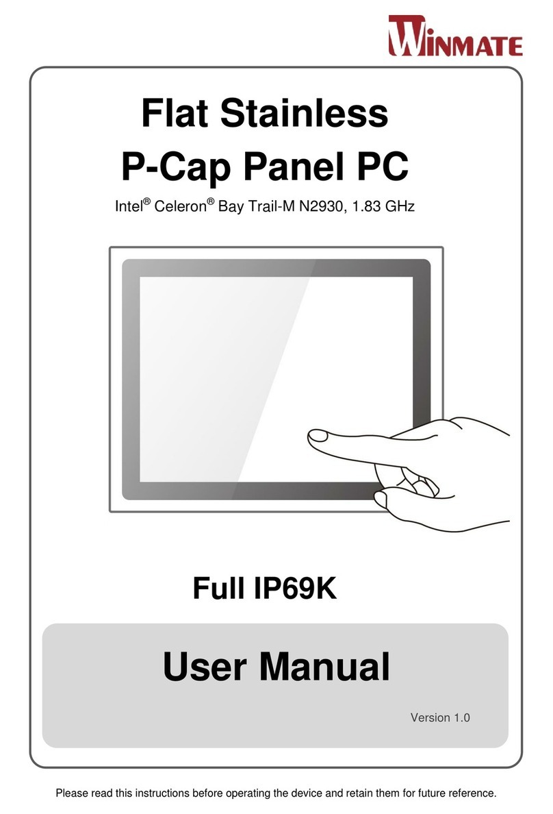 Winmate R10IB3S-SPT269 User manual