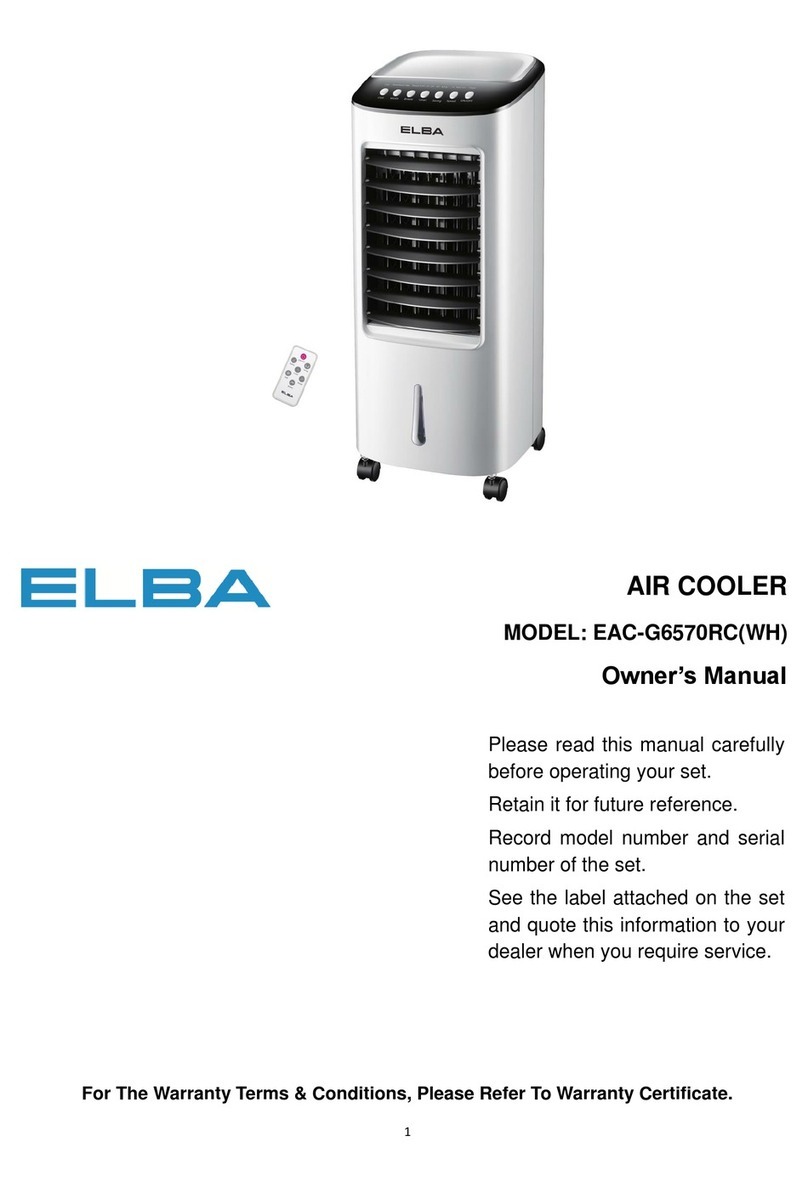 Elba EAC-G6570RC(WH) User manual