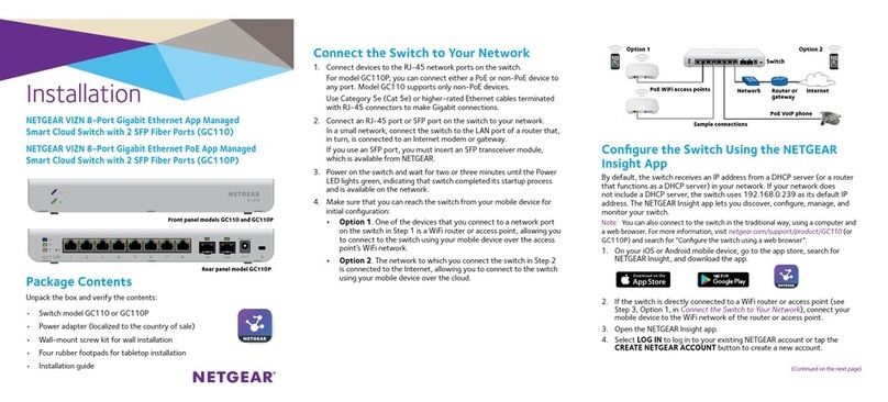 NETGEAR GC110P User manual