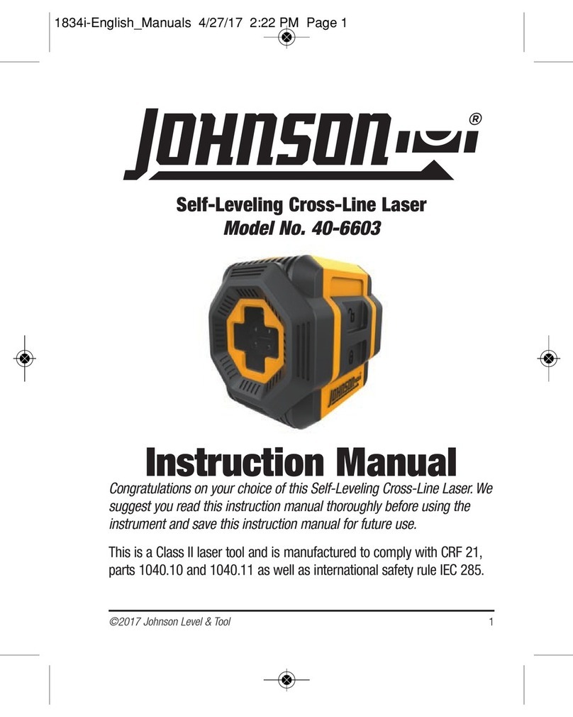 Johnson Level & Tool 40-6603 User manual