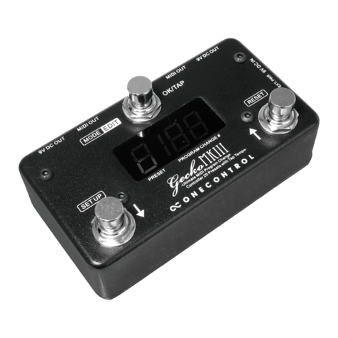 One Control Gecko MK III user manual