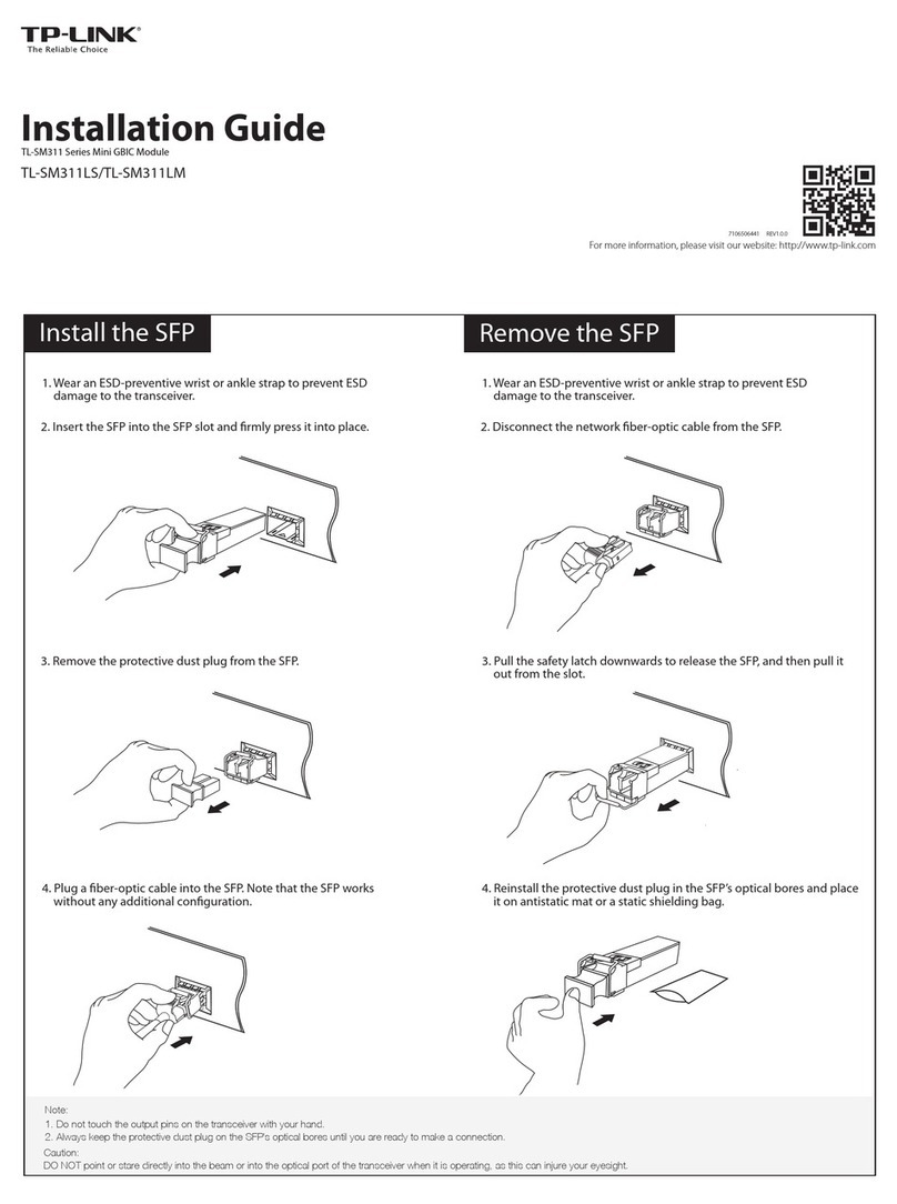 TP-Link TL-SM311LS User manual TP-Link TL-SM311LS User manual