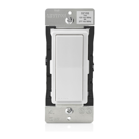 Leviton decora smart DZ15S installation instructions