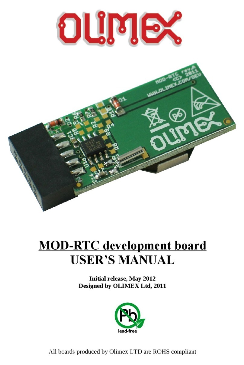 OLIMEX MOD-RTC user manual