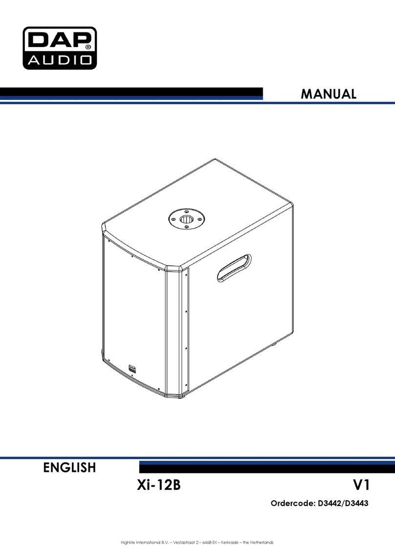 DAPAudio Xi-12B manual