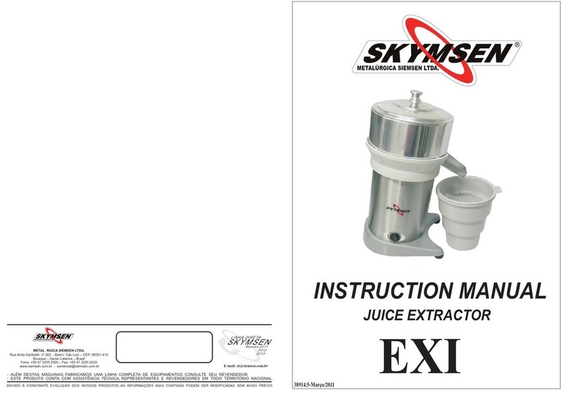 Skymsen EXI instruction manual