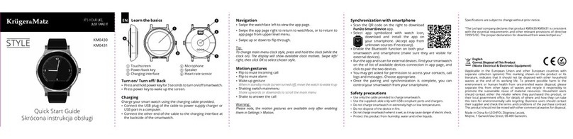 Kruger&Matz Style KM0430 quick start guide