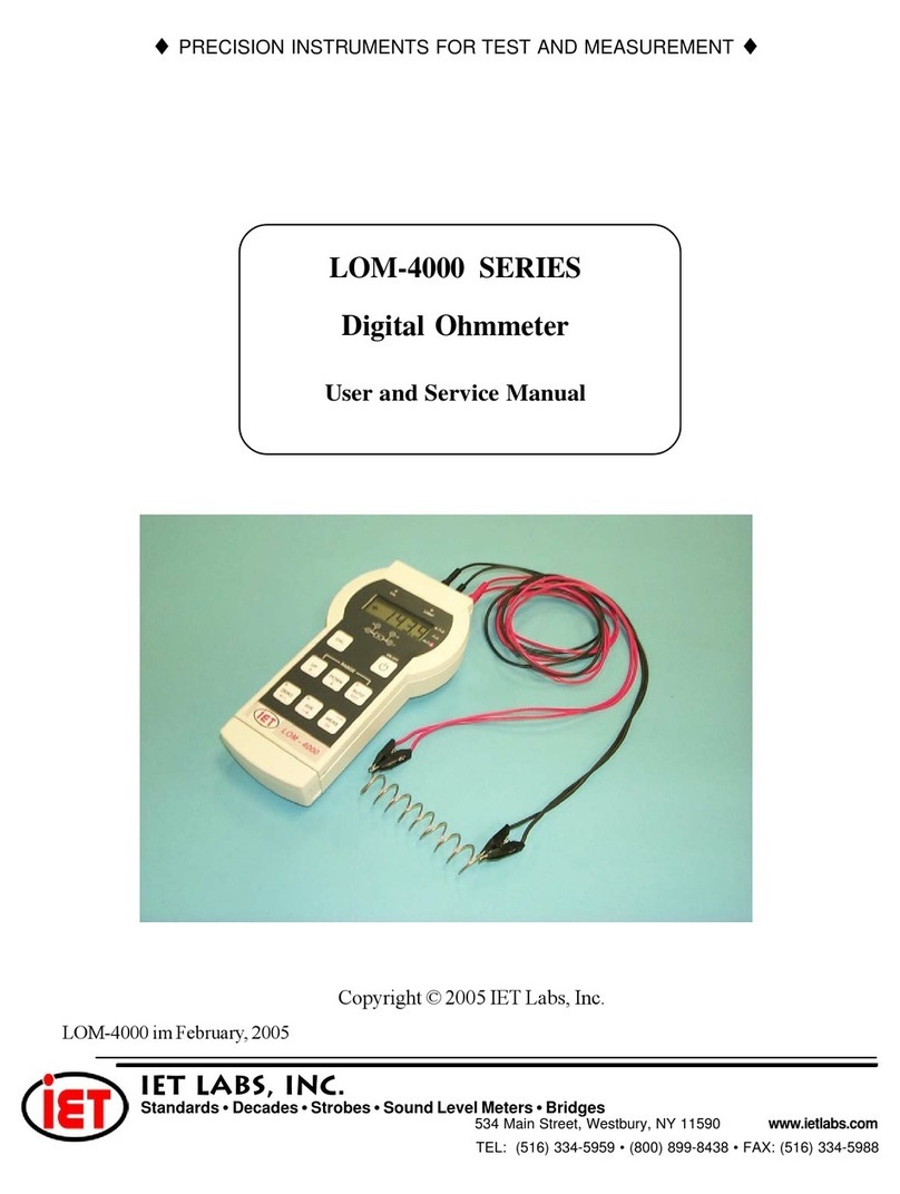 iET LOM-4000 Troubleshooting guide