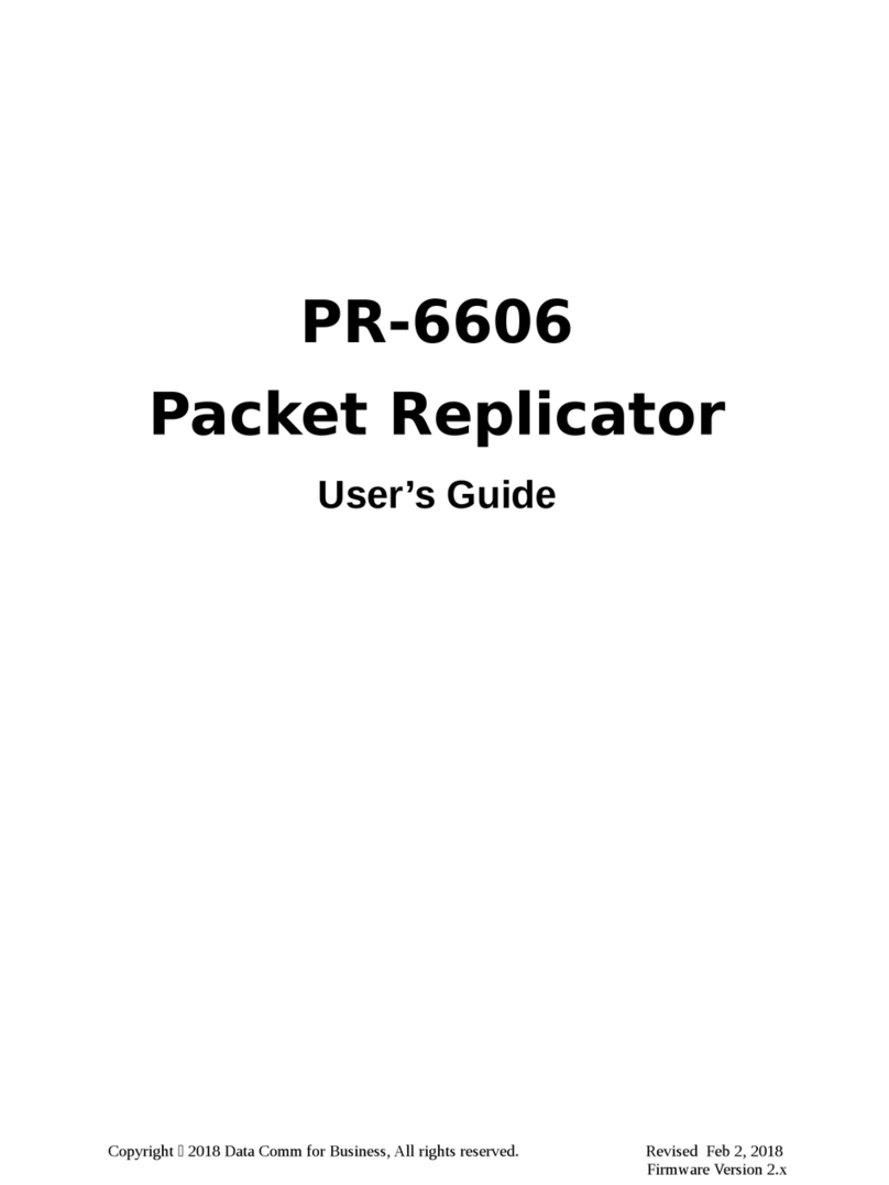 DCB PR-6606 user guide