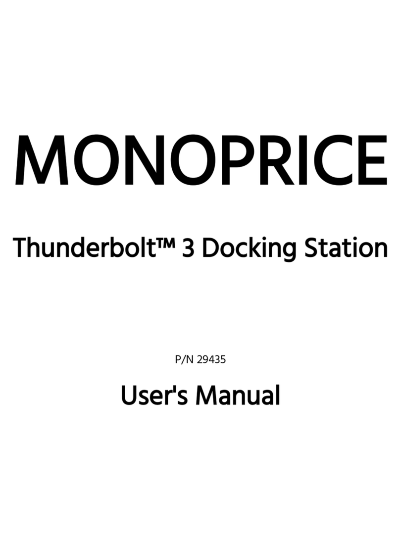 Monoprice Thunderbolt 3 User manual