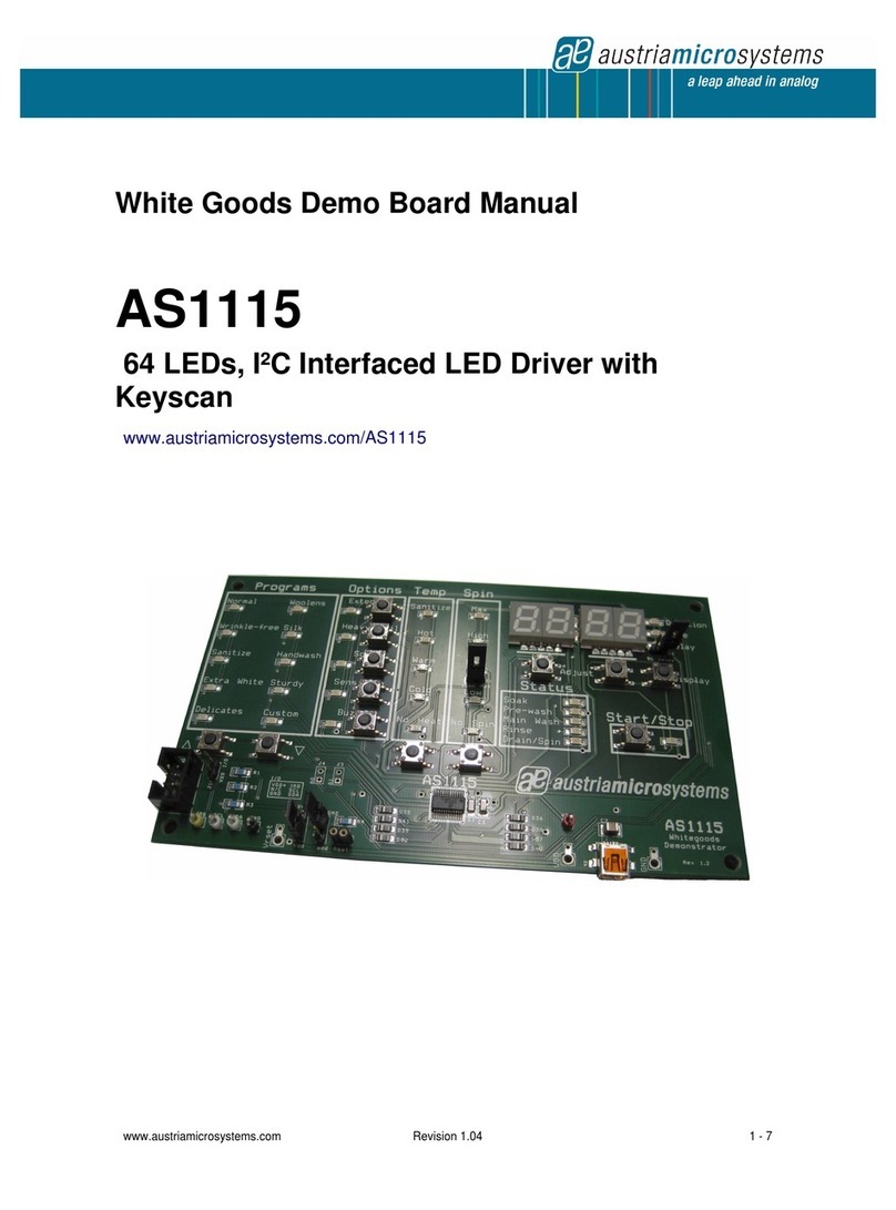 austriamicrosystems AS1109 manual