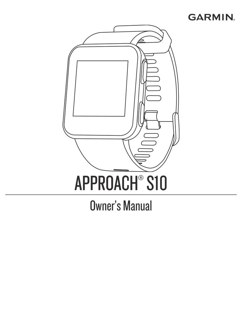 Garmin Approach S10 owner's manual