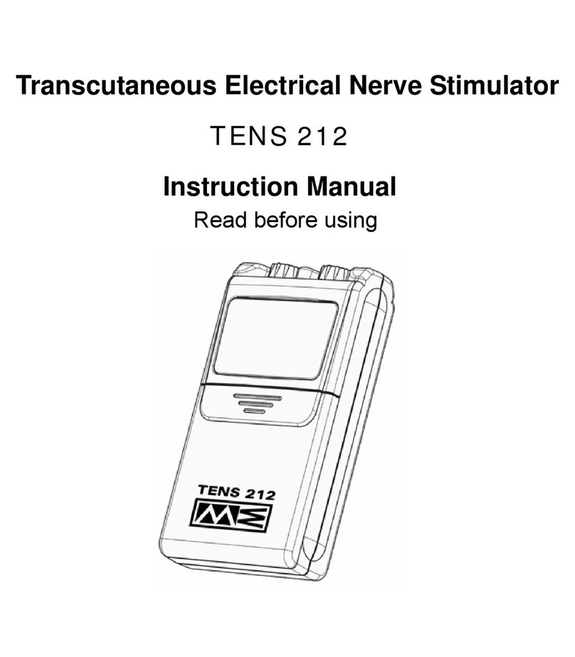 Mettler Electronics TENS 212 User manual Mettler Electronics TENS 212 User manual